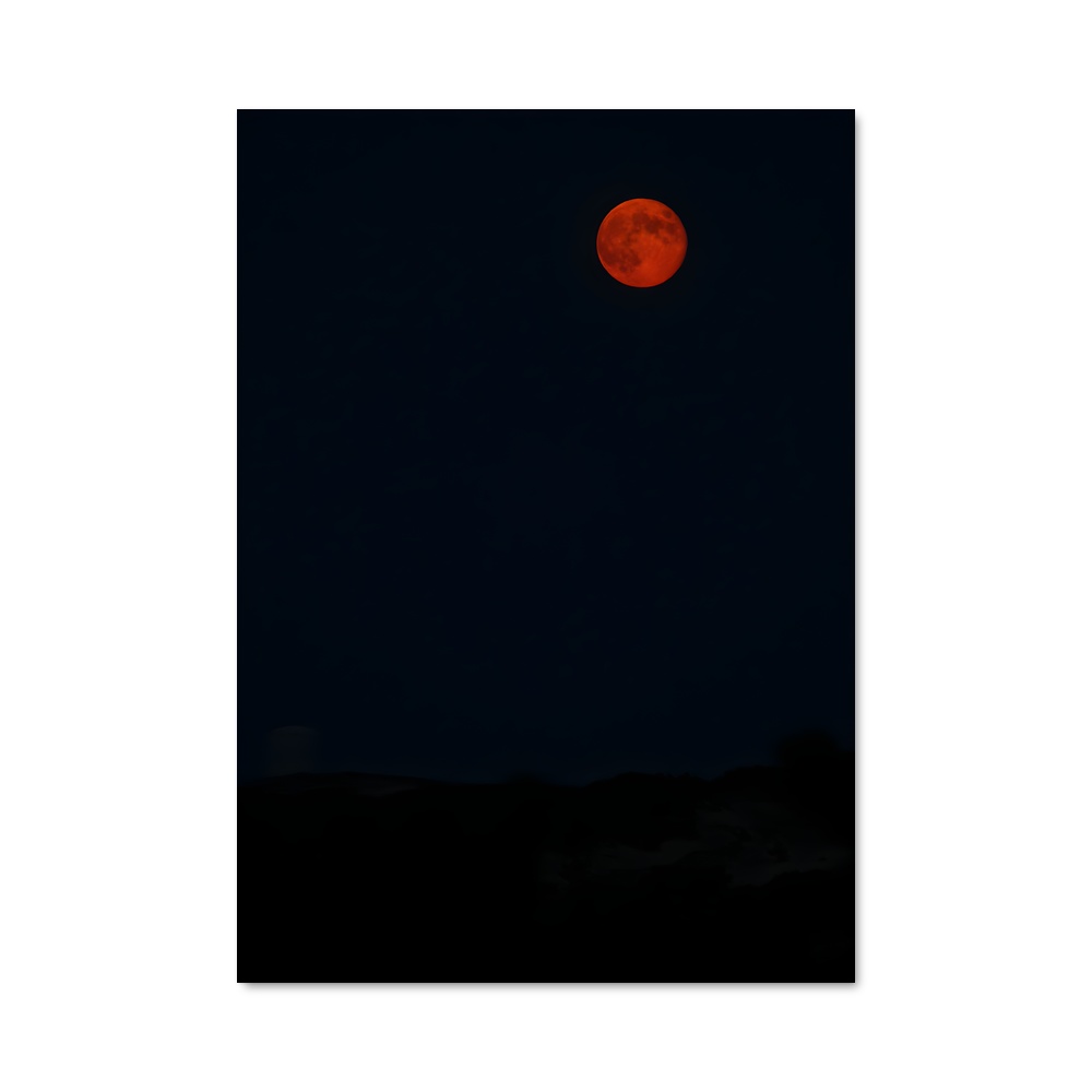 Poster impressionnant Lune de sang